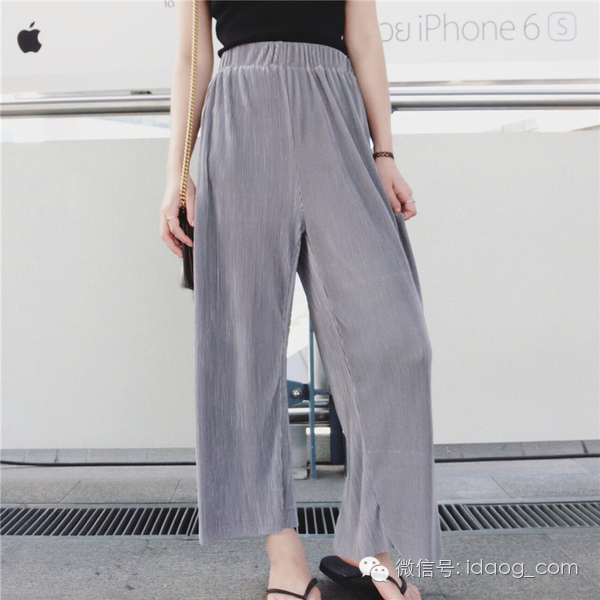显高有型阔腿裤,胖mm大码有型阔腿裤