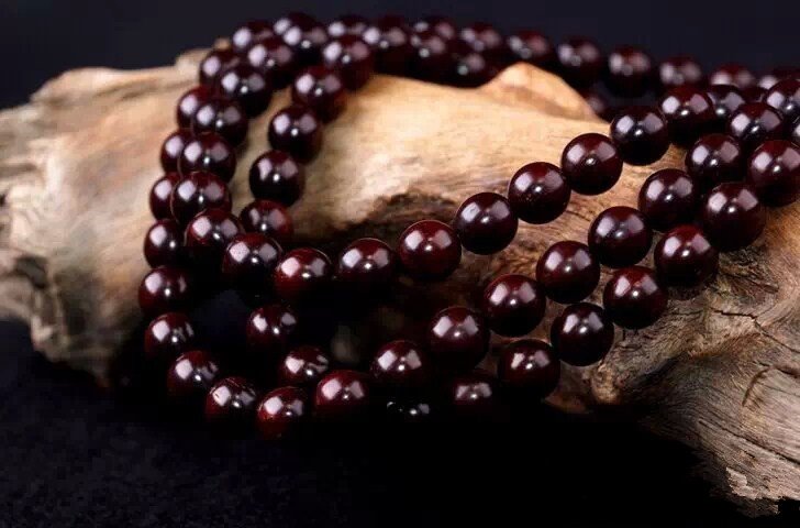 阿光小叶紫檀手串,紫檀珍珠手串