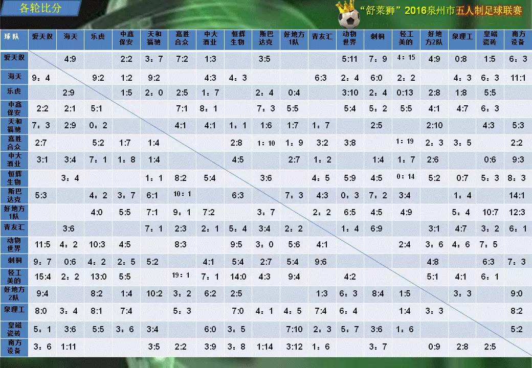 2017年泉州足球比赛,舒莱狮足球锦标赛