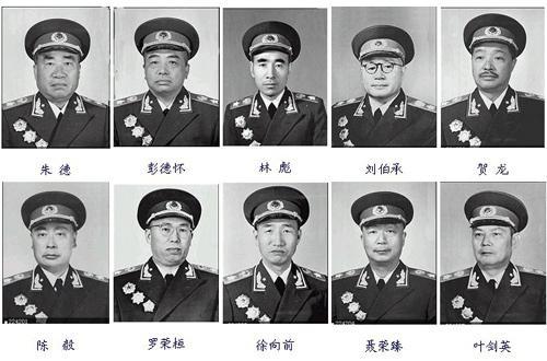 开国十大元帅授衔时的年龄与职务，谁是最年轻的元帅？