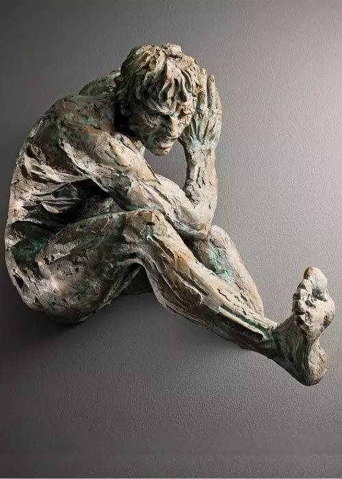 意大利雕塑家（Matteo）人体大胆艺术：挣脱束缚