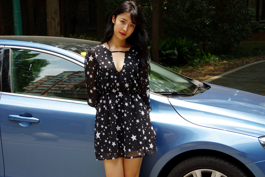 污！美女设计师竟然最喜欢V40的那个部位！