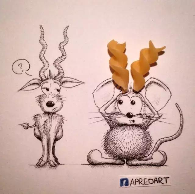 一只聪明的老鼠故事插画,可爱的插画老鼠