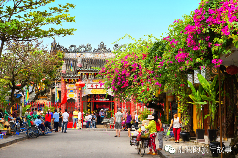 越南会安古城特色,越南会安古城街头