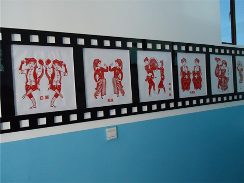 幼儿园大厅环境墙面装饰,幼儿园艺术墙面装饰效果图