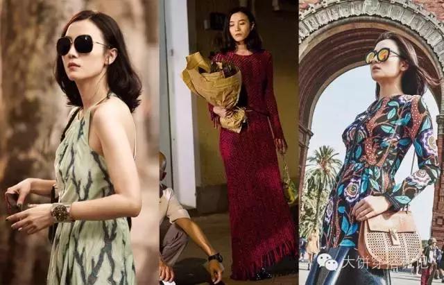 牛仔裤t恤女生街拍,宋佳牛仔阔腿裤穿搭