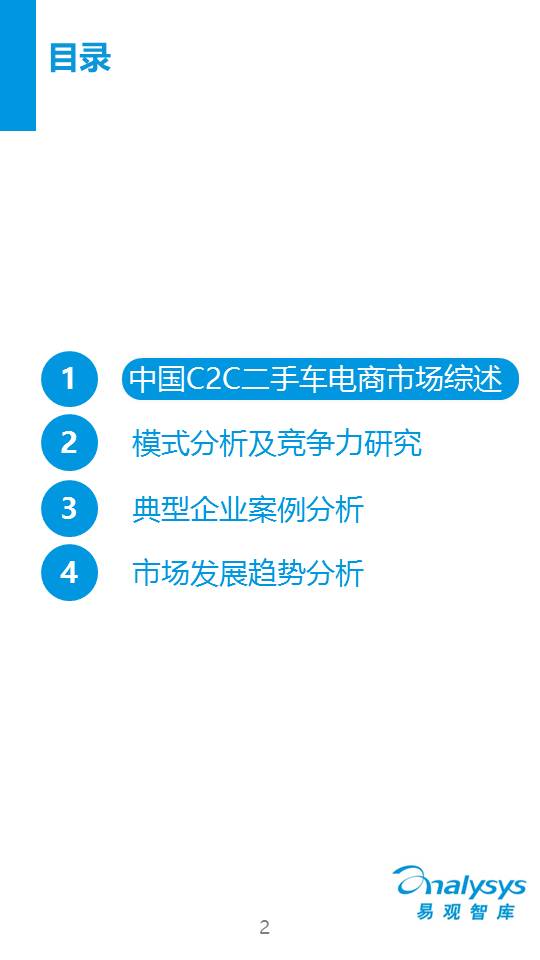 中国C2C二手车电子商务专题研究报告2015（简版）