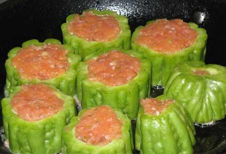 夏天必须吃的酿苦瓜,夏天去火的苦瓜