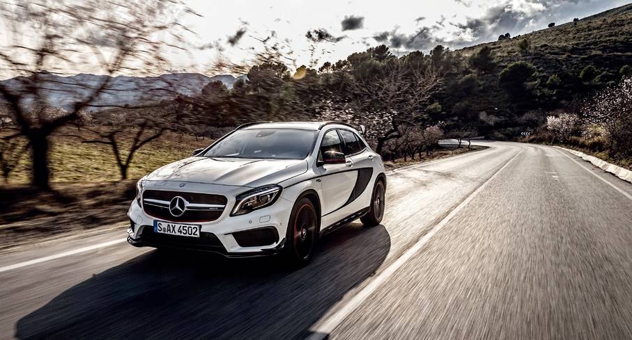 奔驰gla260,试驾奔驰gla45