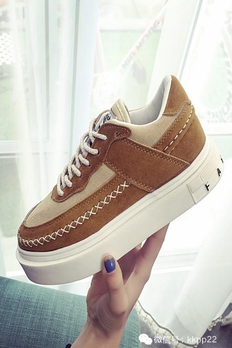 韩版学院风休闲小白鞋,甜美休闲百搭小白鞋