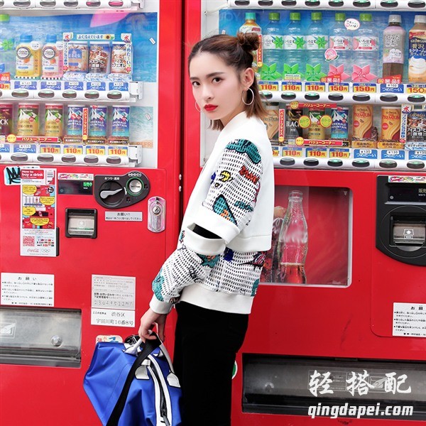 秋冬穿搭分享棒球衣复古,韩版时髦洋气棒球衣