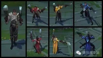 炫彩皮肤总和是什么,龙瞎炫彩皮肤哪个最好