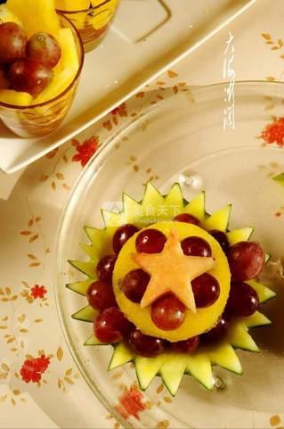 水果杯做法摆摊,水果杯子