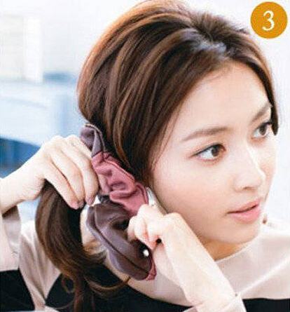 参差不齐的头发怎么扎丸子头,超短头发该怎么扎丸子头