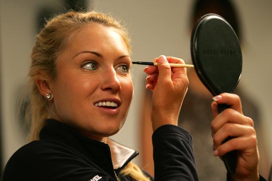 体育文化标识,体育妆