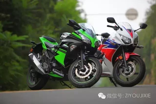 2017款ninja250和18款,ninja250排气四缸对比r6