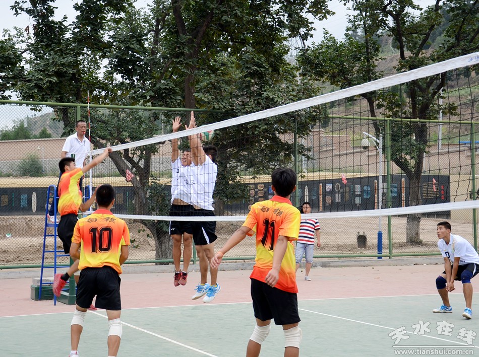 甘肃省第三届中学生运动会8月9日比赛掠影,组图