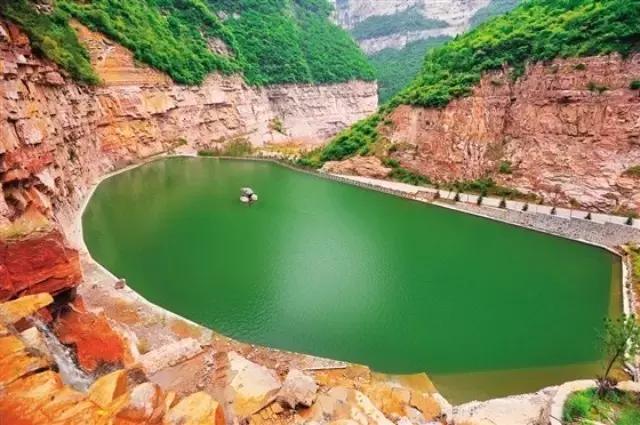 灵石红崖沟图片,灵石后悔沟景区