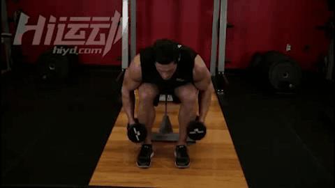 虎头肩三角肌哑铃训练,新手练肩6个哑铃练肩动作