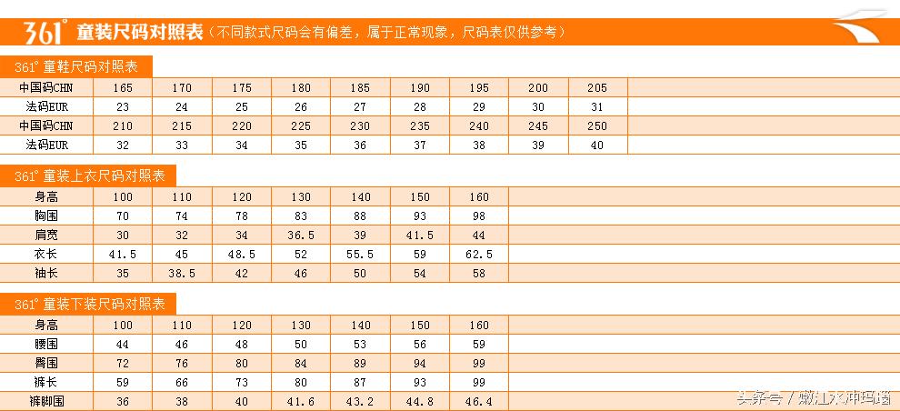 新百伦男女鞋尺码对照表,安踏儿童鞋尺码最新对照表