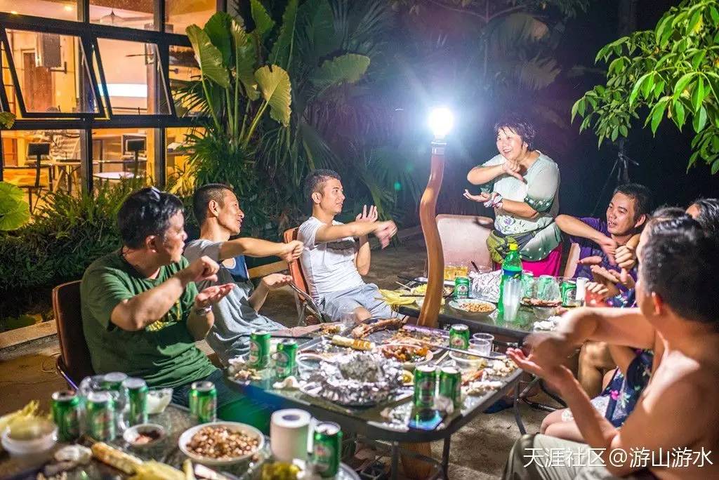 海南天台山小九寨,小九寨青山绿水