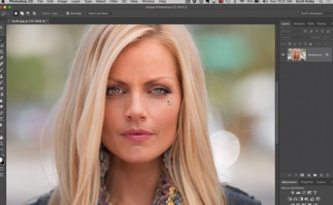 ps怎么修眼白偏色,ps修复眼睛大小眼