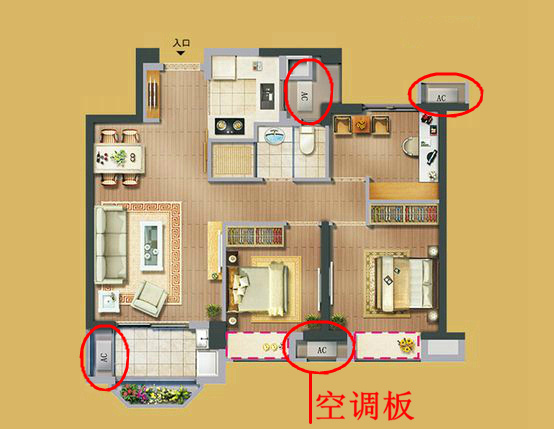 阳光城檀悦83平效果图,阳光城檀悦复式设计方案