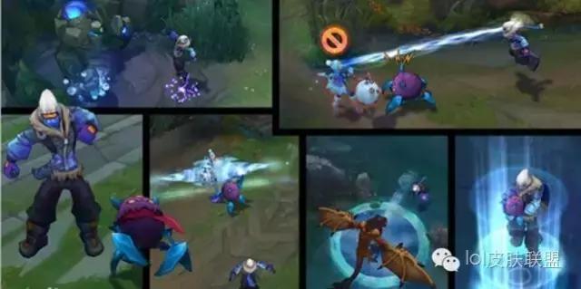 lol哪个英雄有冰雪节皮肤,小法师冰雪节皮肤特效