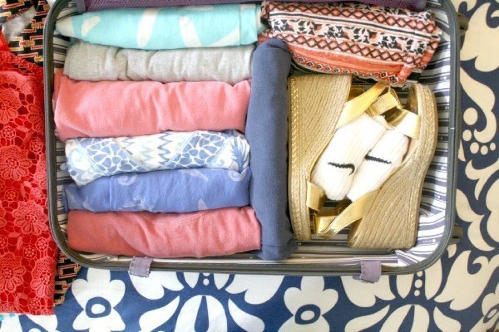 七天旅行行李收纳,美国旅行收纳整理