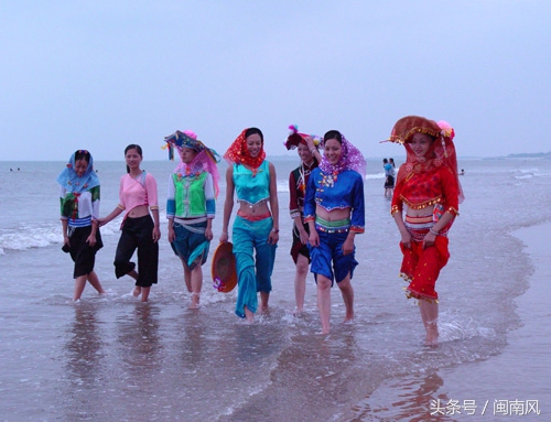 闽南惠安女服饰,惠安女传统服饰拍照