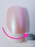 美甲法式白边画法,diy美甲教程简单大方