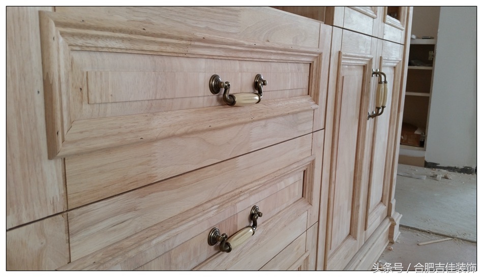 橡胶木指接板家具效果图,老王看装修