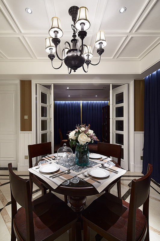 4房2厅2卫简约风格装修,160平方米房子装修美式轻奢