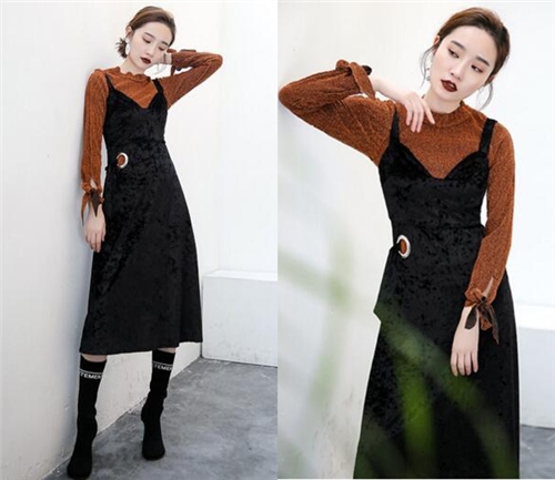 六十岁女人穿冬季连衣裙搭配,方格连衣裙冬季怎么搭配衣服