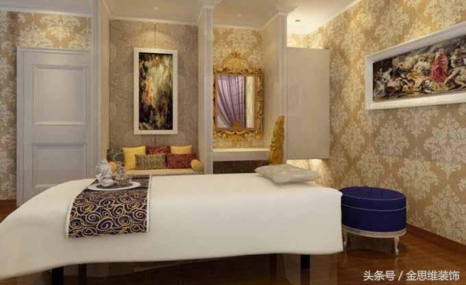 美容院装修效果图网红风格,60平方轻奢美容院装修风格大全