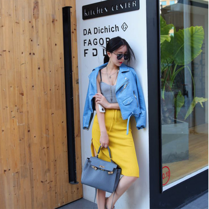 成功年轻男人皮衣穿搭,皮衣潮流帅气搭配