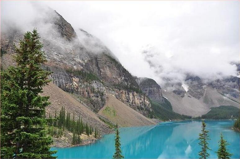 落基山脉湖泊,落基山的图片风景