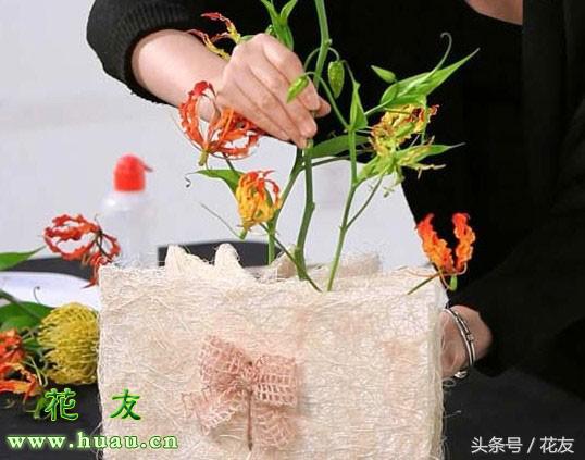 插花花艺制作过程学习,多种风格插花教程