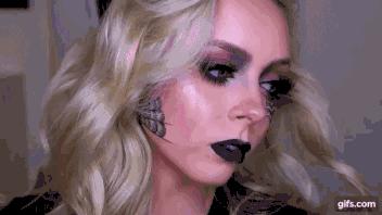 玩妆教程万圣节,简单万圣节化妆教程可爱