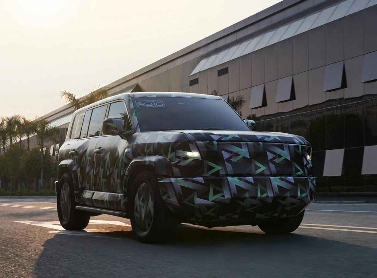 比亚迪方程豹豹5穿越n39,比亚迪f品牌首款suv谍照