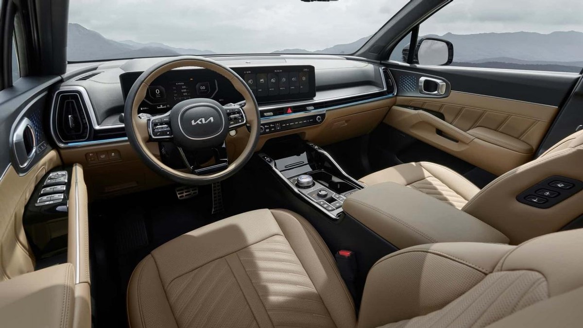 新款起亚索兰托官图发布,起亚索兰托2024款混动版落地价