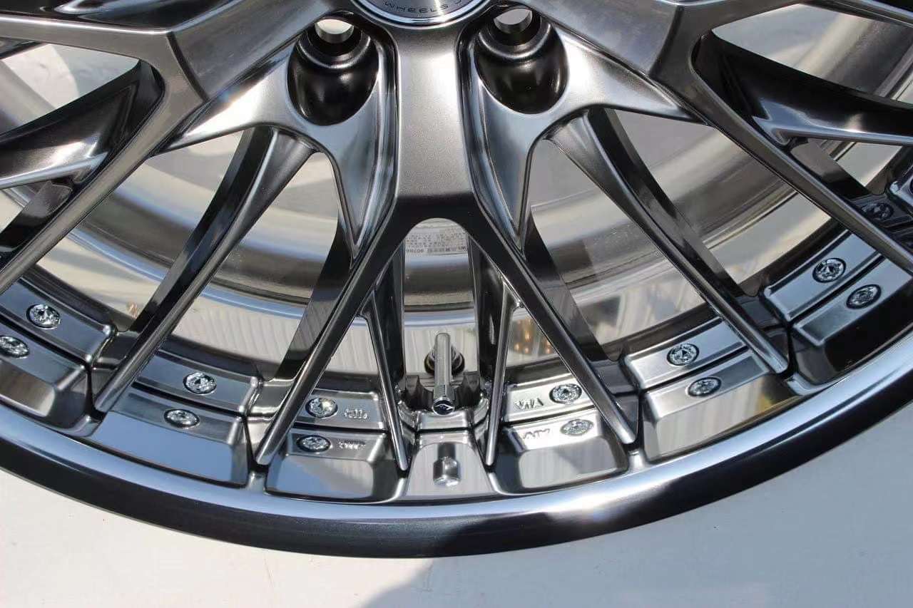 两片式高品质轮毂，埃尔法威尔法商务车轮毂改装