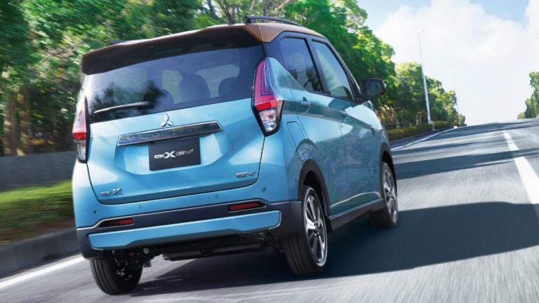 三菱ekxev官图发布续航约180公里,三菱ek-xev