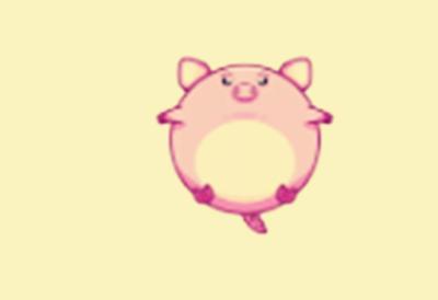 简笔画小动物猪的画法,动物猪简笔画儿童画