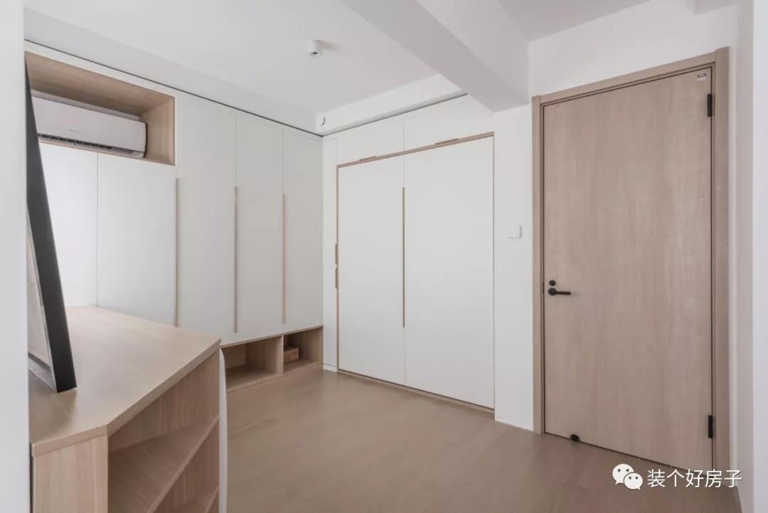 多功能开放式书房柜子,120平家庭隐藏式书房设计