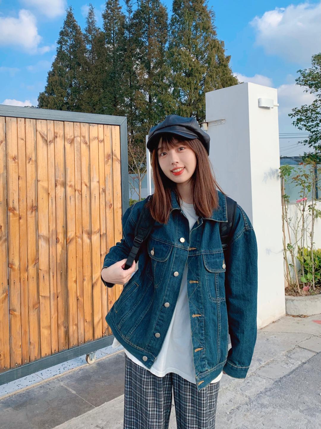 温柔又保暖的穿搭学生党女,冬季保暖时尚穿搭小个子学生