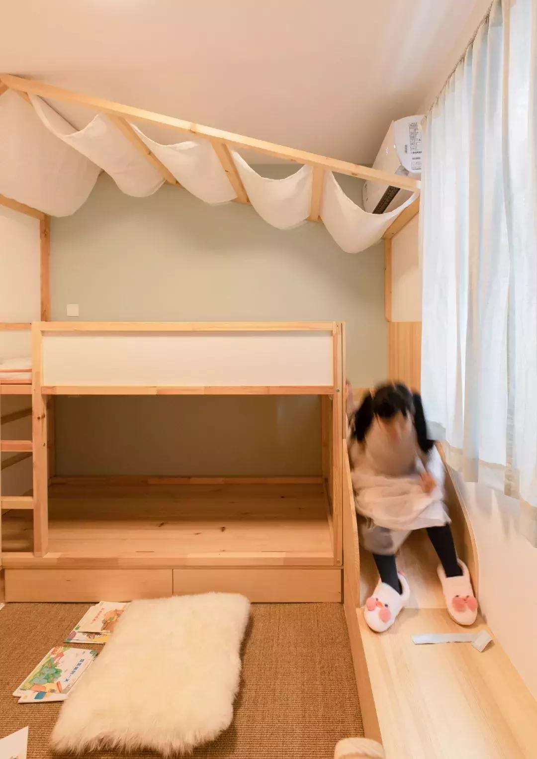 8㎡塞下一整个儿童游乐场?妈妈用爱爆改45㎡「老破小」