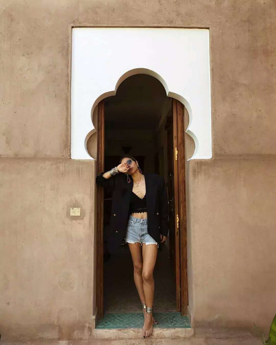 不露脚踝的穿法,今年流行露脚踝穿搭女