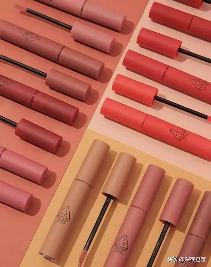 美妆3ce口红最火的几个色,韩妆口红3ce