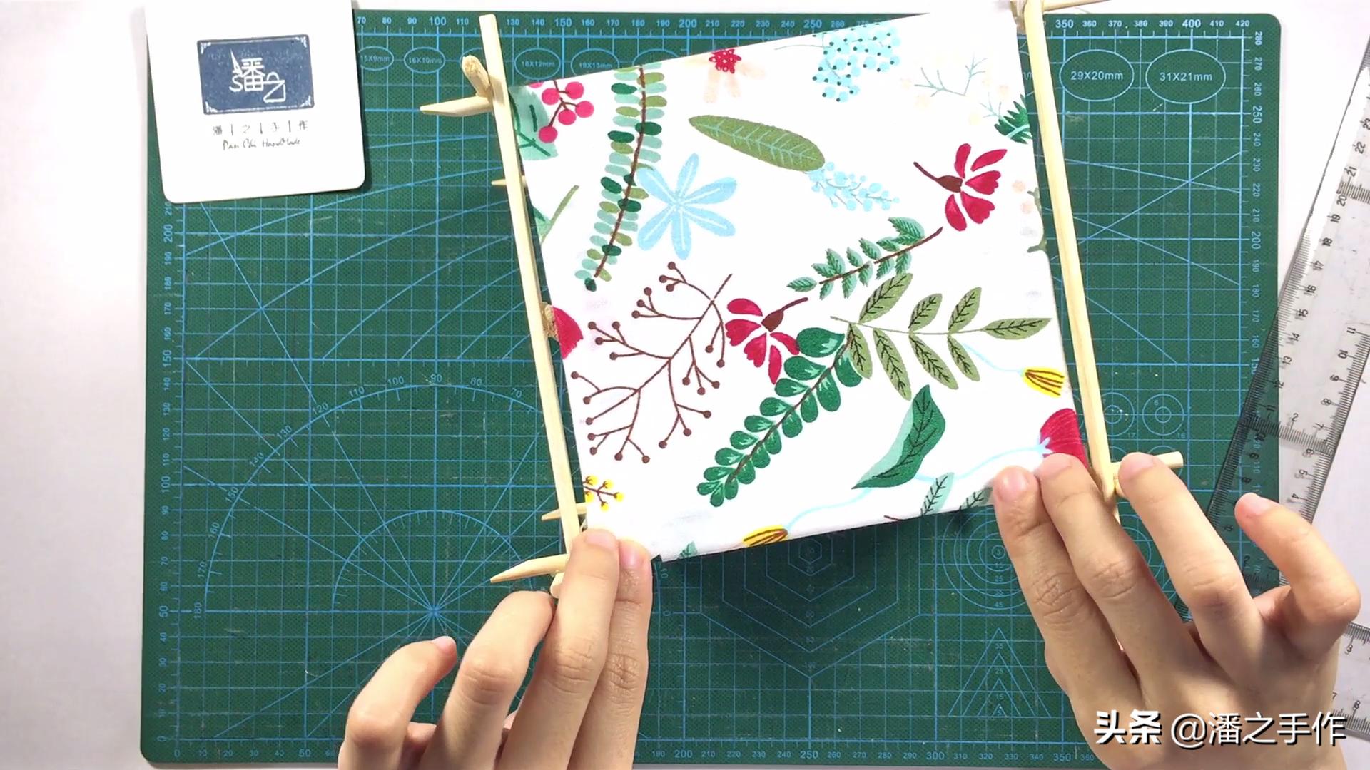 布艺灯笼手工制作教程简单,环保自制小灯笼